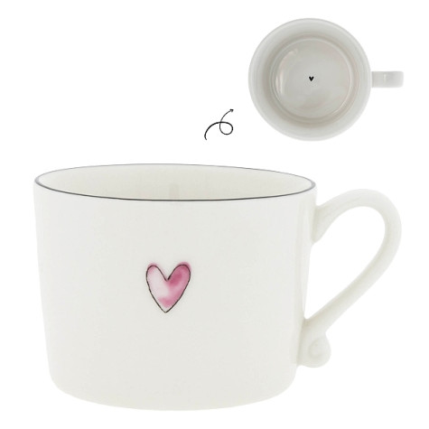 Bastion Collections Hrnek ROSE HEART, 300ml