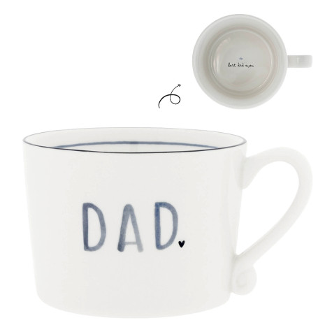 Bastion Collections Hrnek White/blue DAD in IB, 300ml