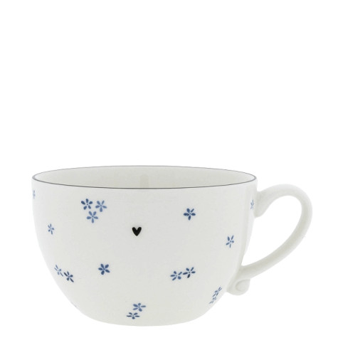 Bastion Collections Polévkový hrnek BLUE DAISIES, 13cm