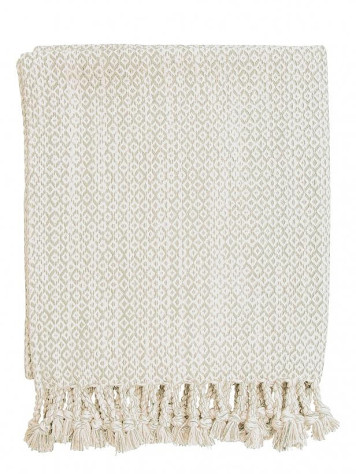 Bastion Collections PLÉD 140x180cm in white/natural