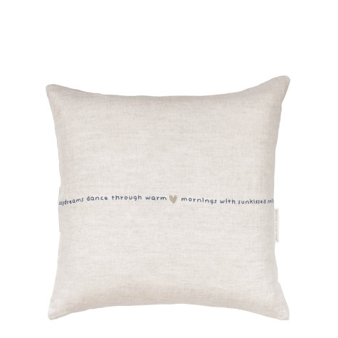 Bastion Collections Polštář 50x50cm NATUREL Line Blue 100% Linen