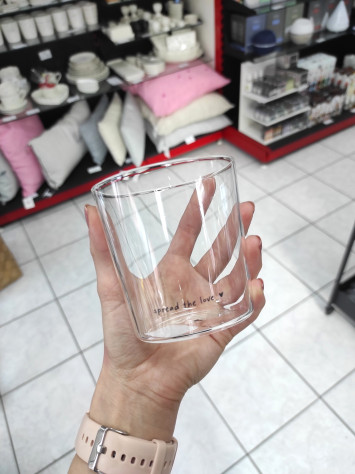 Bastion Collections Sklenka Tumbl M - Spread the Love, 300ml