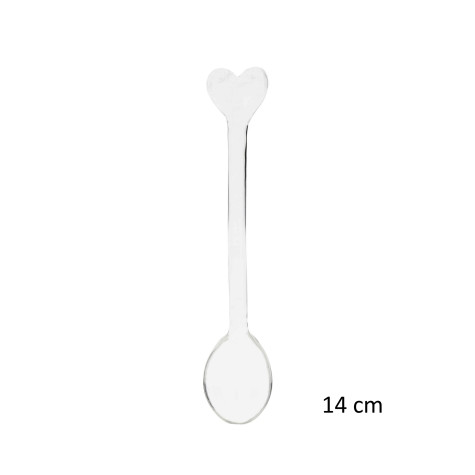 Bastion Collections Skleněná lžička Spoon 14cm