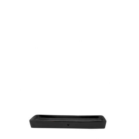 Bastion Collections Tray PODNOS malý in matt black,13,4x8cm