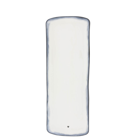 Bastion Collections OVAL SERVING iris blue, 34,8x12,4x2cm