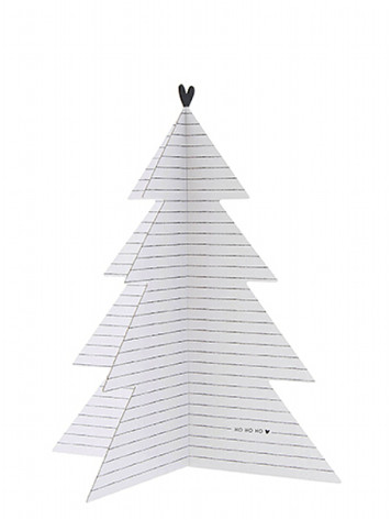Bastion Collections Dekorace Xmas TREE - STRIPES, velký, 27cm