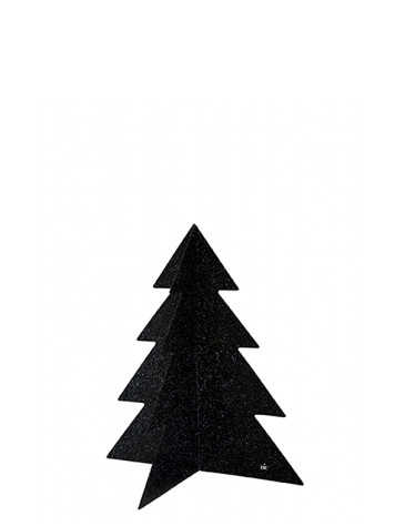 Bastion Collections Dekorace Xmas TREE - BLACK, malý 15 cm