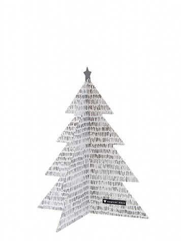 Bastion Collections Dekorace Xmas TREE - ČÁRKY, střední, 22 cm