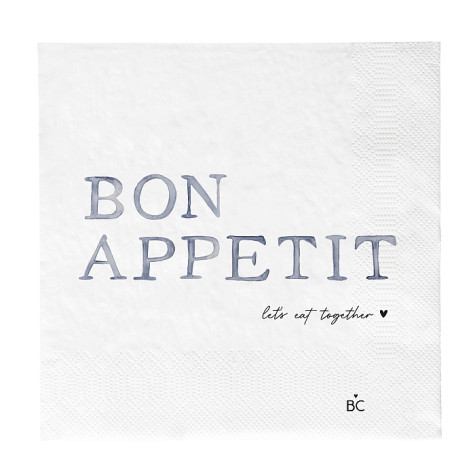 Bastion Collections Papírové ubrousky L - BON APPETIT