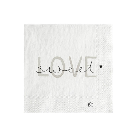 Bastion Collections Papírové ubrousky S - SWEET LOVE