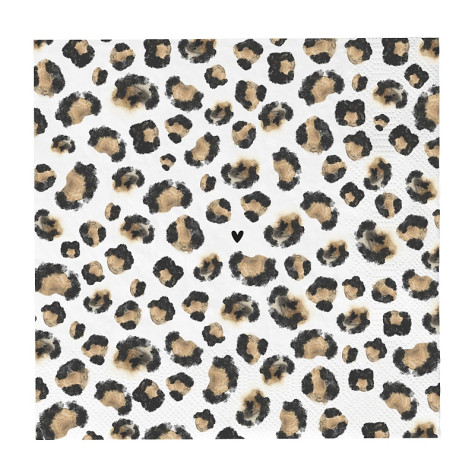 Bastion Collections Papírové ubrousky L - LEOPARD