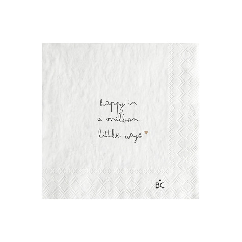 Bastion Collections Papírové ubrousky S - HAPPY in a million, 20ks