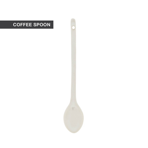Bastion Collections Keramická lžička Coffee June Clay, 14cm
