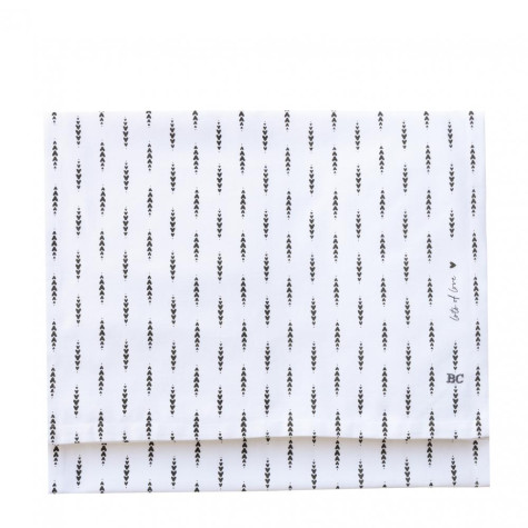Bastion Collections BĚHOUN - HEARTS LOVING IT, white, 50x160cm