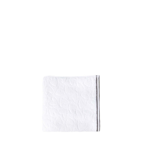 Bastion Collections Ručník TOWEL M, white in grey, 50x100cm
