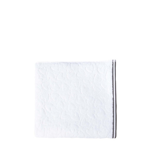 Bastion Collections OSUŠKA L, white edge dark grey, 70x140cm