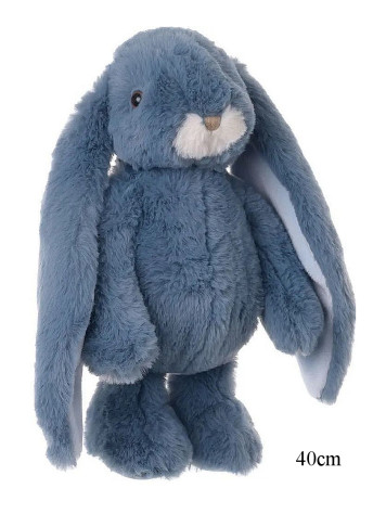 Bukowski Zajíček CUDDLY KANINI tmavě modrý, 40cm