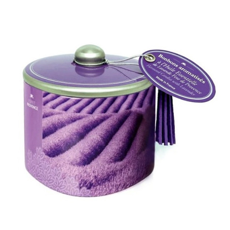 Esprit Provence Bonbónky v plechovce LEVANDULOVÉ POLE, 85g