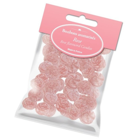 Esprit Provence Bonbónky s příchutí růží v sáčku, 85g