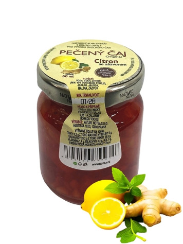 Originál Pečený čaj 60ml - Citron se zázvorem