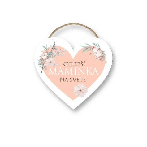 Nekupto Cedulka malé srdce NEJLEPŠÍ MAMINKA NA SVĚTĚ