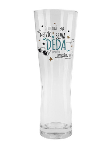 Nekupto DÁRKOVÉ CENTRUM - DĚDEČEK, pivní sklenice 600ml