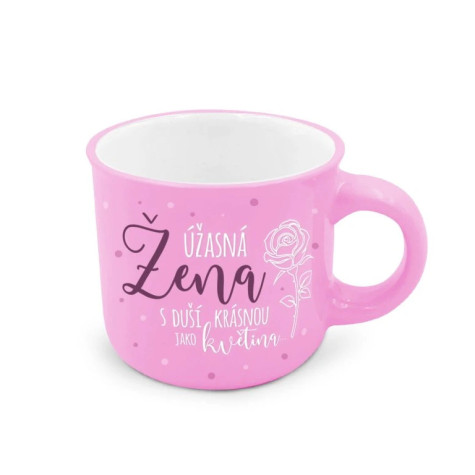 Nekupto DC7 Mini hrneček na espresso ÚŽASNÁ ŽENA