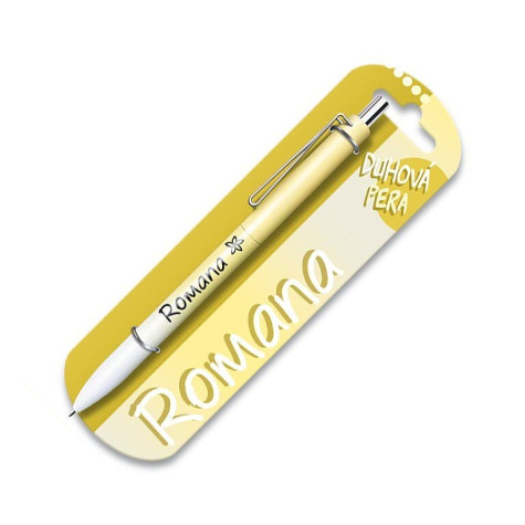 Nekupto Duhová propiska se jménem Romana