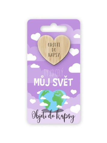 Nekupto Objetí do kapsy - JSI CELÝ MŮJ SVĚT