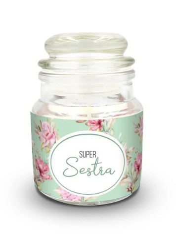 Nekupto Svíčka s věnováním - SUPER SESTRA