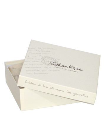 Lothantique Dárkový box velký krémový, 26x26x8cm