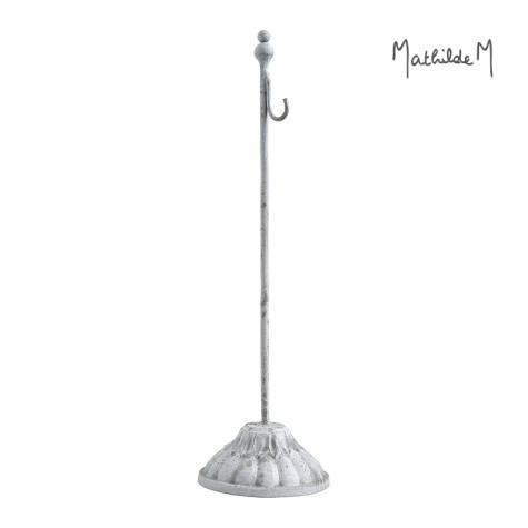 Mathilde M. - STOJÁNEK na vonné jíly, šedá patina, 28cm