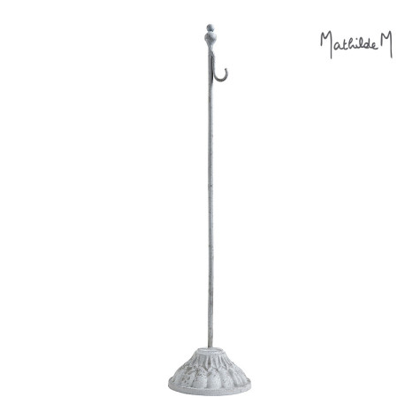 Mathilde M. - STOJÁNEK na vonné jíly, šedá patina, 35 cm
