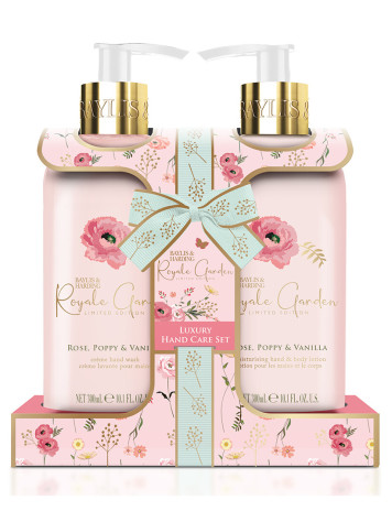 Baylis&Harding Rose, Poppy & Vanilla Sada péče o ruce, 2dílná