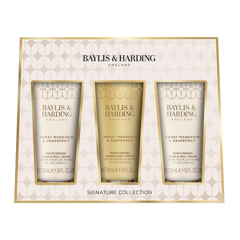 Baylis&Harding Mandarin&Grapefruit, sada krémů na ruce 3x50ml