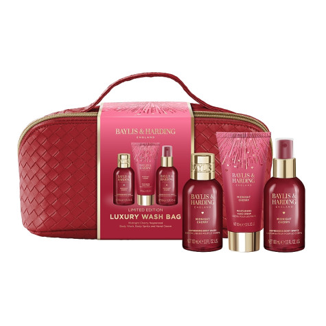 Baylis&Harding Midnight Cherry Set v dárkové tašce, 4dílný