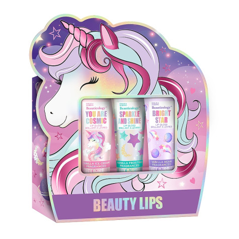 Baylis & Harding Unicorn Dárková sada lesků na rty, 3x 8ml