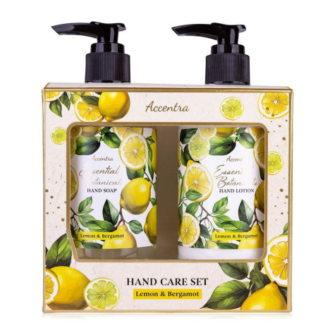 Accentra Dárková sada péče o ruce Citron a bergamot, 2x 240ml