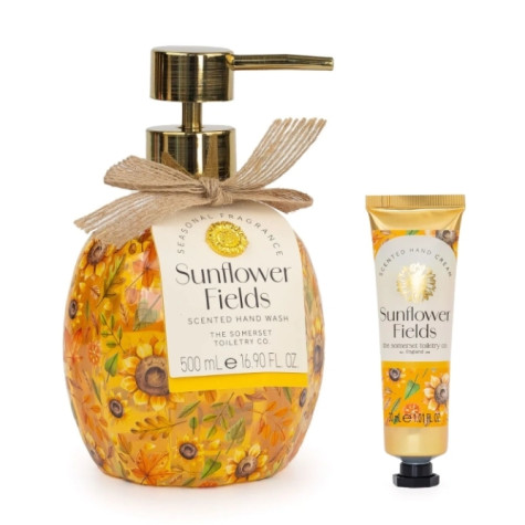 Somerset Toiletry Sunflower Fields, tekuté mýdlo 500ml, krém na ruce 30ml