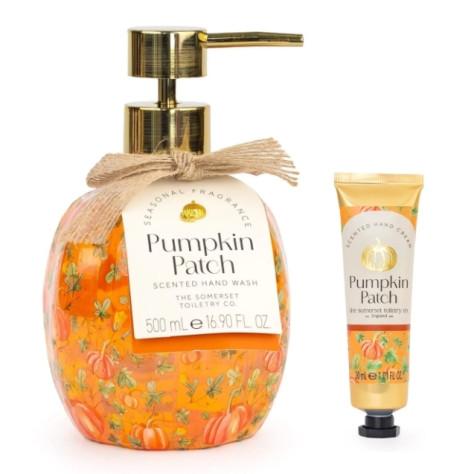 Somerset Toiletry Pumkin Patch, tekuté mýdlo 500ml, krém na ruce 30ml