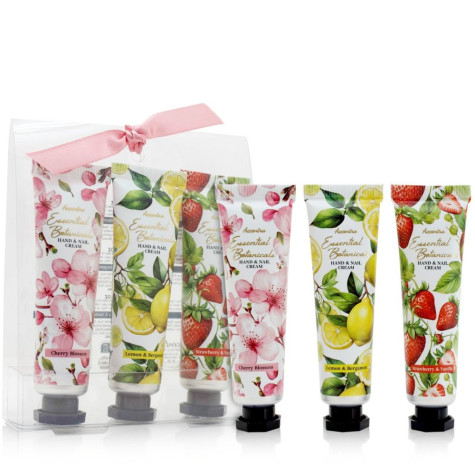 Accentra Mini dárková sada krémů 3x 10ml (Jahoda, citron, sakura)