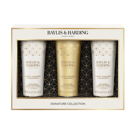 Baylis&Harding Mandarin & Grapefruit Dárková sada krémů na ruce, 3x 50ml
