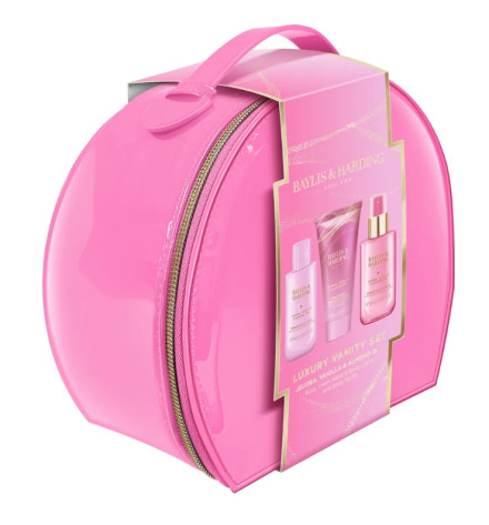 Baylis&Harding Jojoba, Vanilla, Almond Dárková sada v kabelce, 4dílná