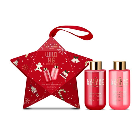 Grace Cole Wild Fig & Cranberry, dárková sada péče o tělo, 2dílná