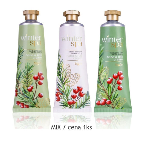 Accentra Winter Spa, pečující krém na ruce 60ml MIX / cena 1ks