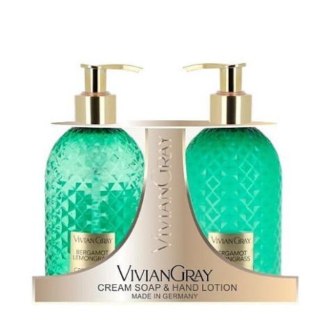 Vivian Gray GEMSTONE Bergamot & Lemongrass, péče o ruce, 2x 300ml