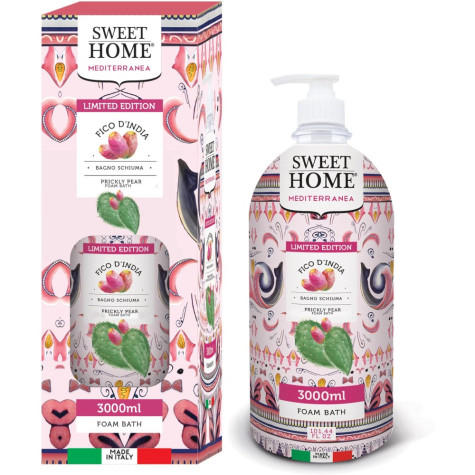 Sweet Home Mediterranea - OPUNCIE indická, pěna do koupele 3L