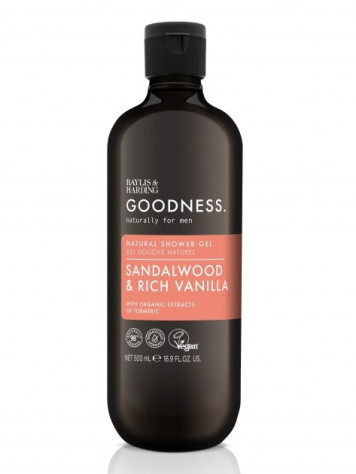 Baylis&Harding Sprchový gel - Goodnes Sandalwood & Rich Vanilla, 500ml