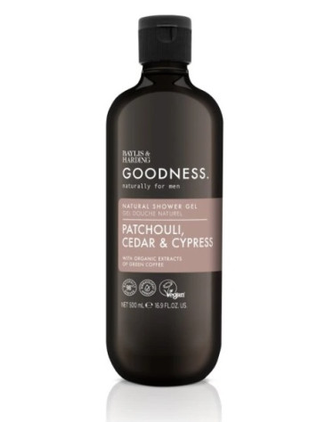 Baylis&Harding Sprchový gel - Goodness Patchouli, Cedar & Cypress, 500ml