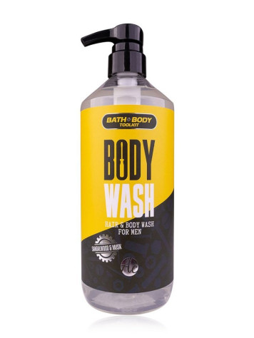Accentra Bath & Body Toolkit, sprchový gel na vlasy a tělo pro muže, 1L